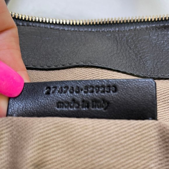 Auc YSL The Muse Two Cabas Mocco Lamb Leather Satchel/Tote $2200 - Picture 8 of 17